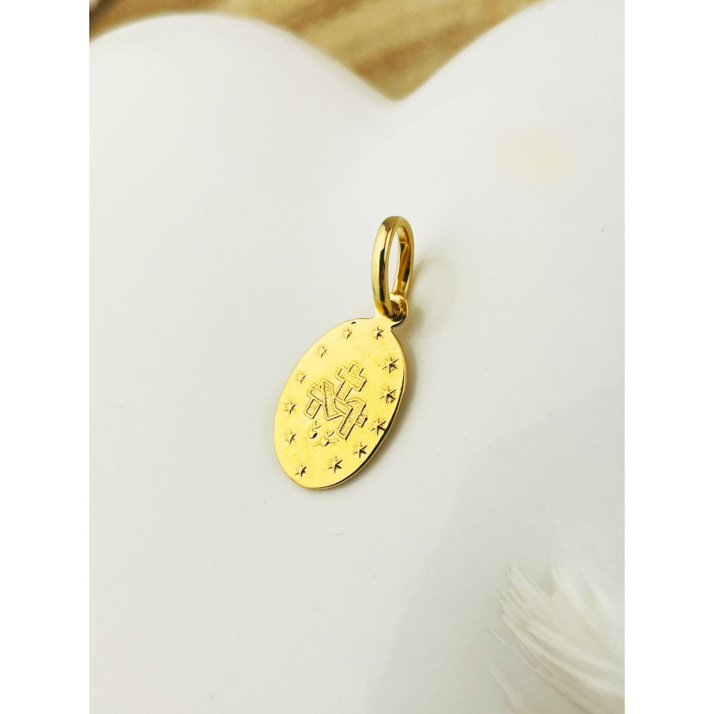 Anhänger Madonna Maria Goldanhänger Erstkommunion Milagrosa