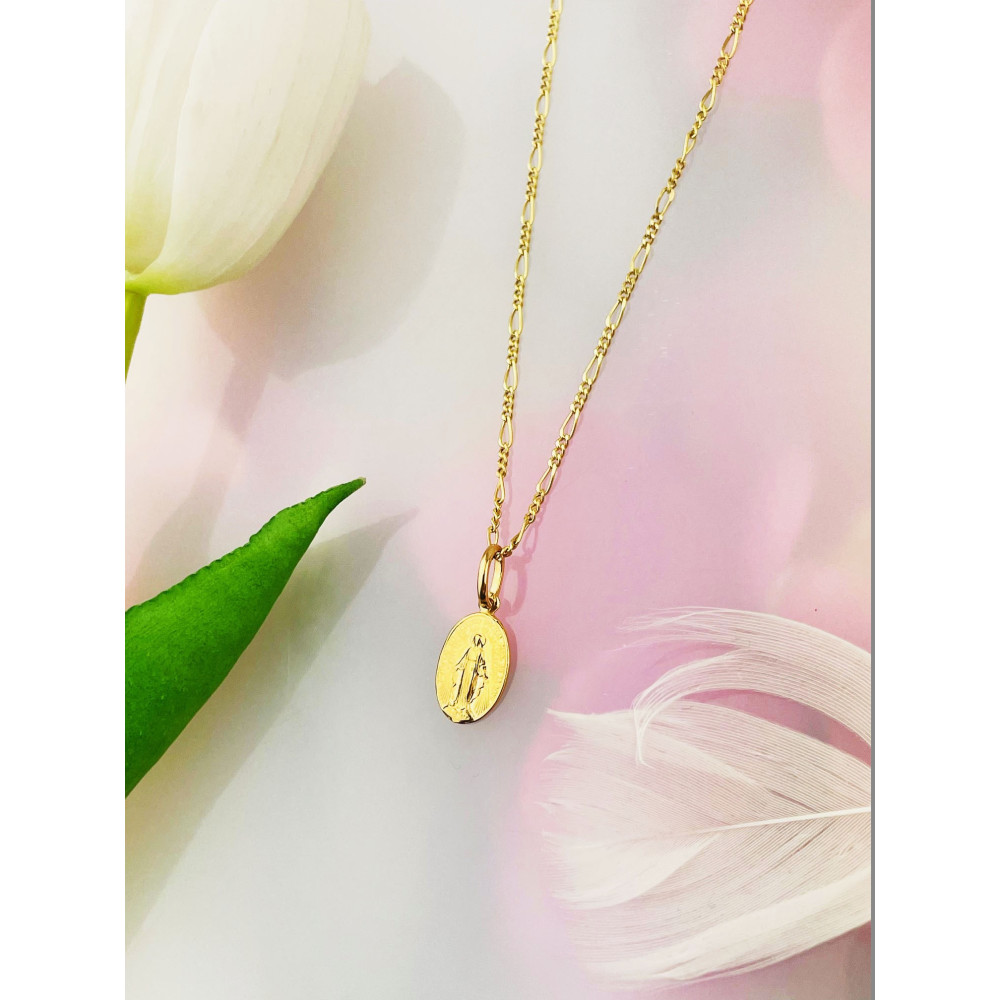 Anhänger Madonna Maria Goldanhänger Erstkommunion Milagrosa