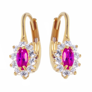 Gold Ohrringe Mit Zirkonia Ohrhänger Ohrstecker Ohrschmuck Paar Gelbgold