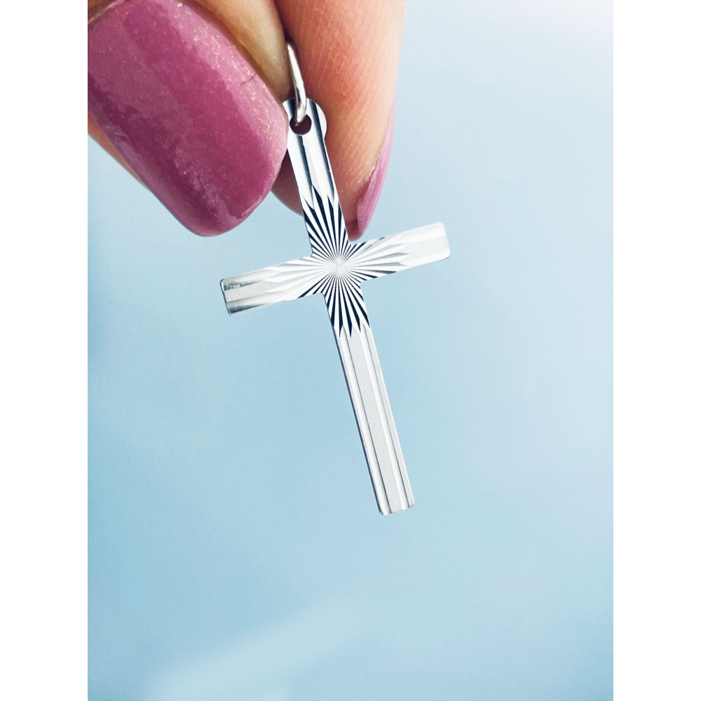 Goldanhänger Kettenanhänger Gold Anhänger Kreuz Goldkreuz Weißgold 585er 14KT