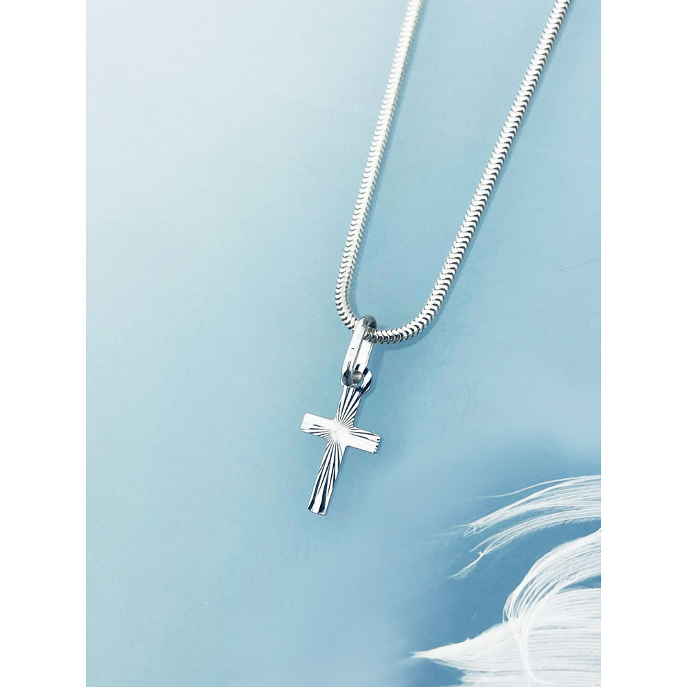 Goldanhänger Kettenanhänger Gold Anhänger Kreuz Goldkreuz Weißgold 585er 14KT