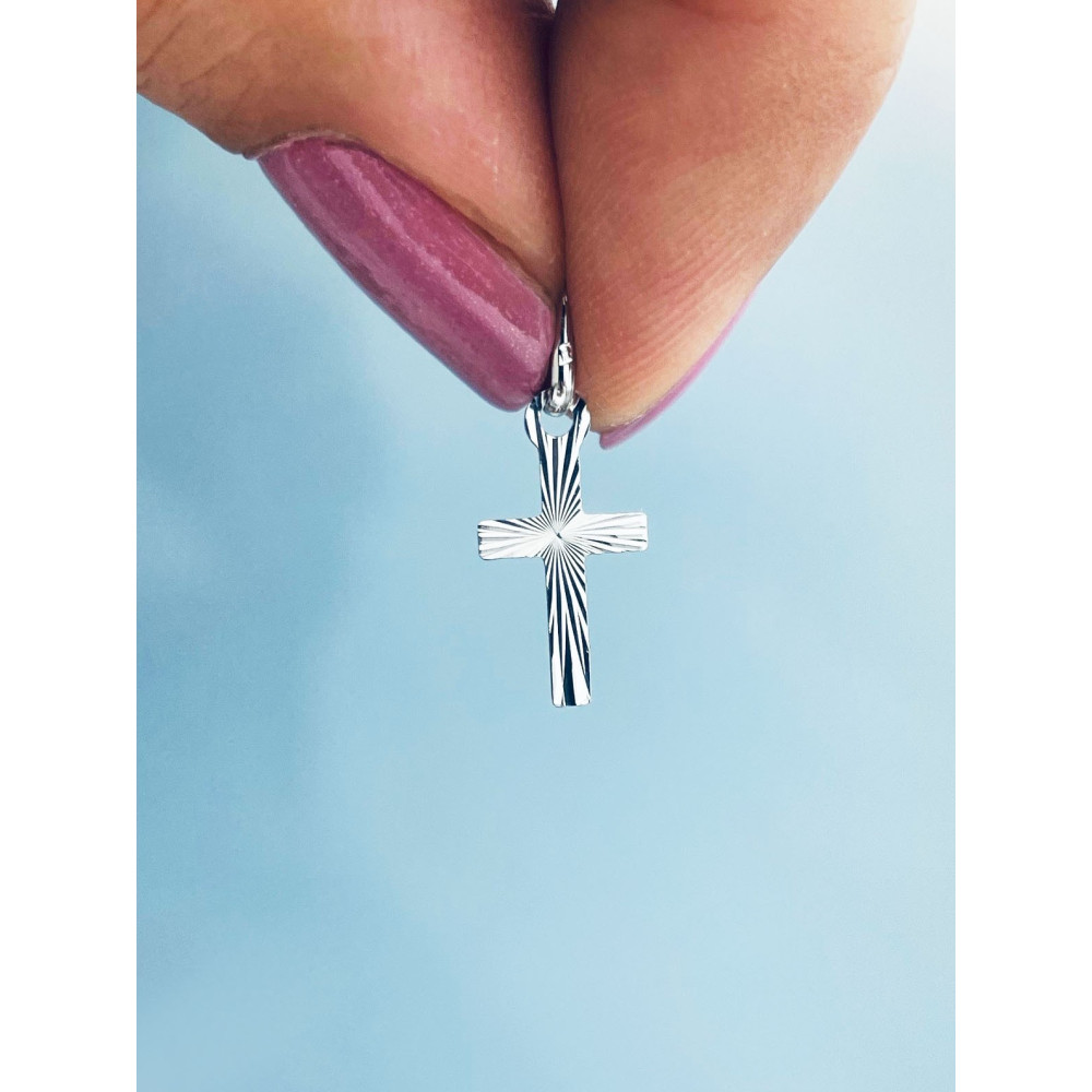 Goldanhänger Kettenanhänger Gold Anhänger Kreuz Goldkreuz Weißgold 585er 14KT