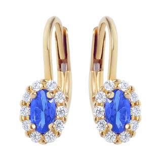 Gold Ohrringe Mit Zirkonia Ohrhänger Ohrstecker Ohrschmuck Paar Gelbgold