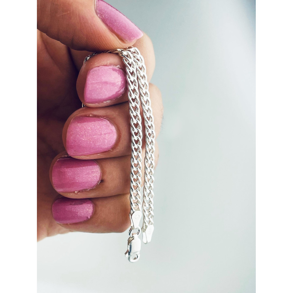 Armband 925 Silber Rombo