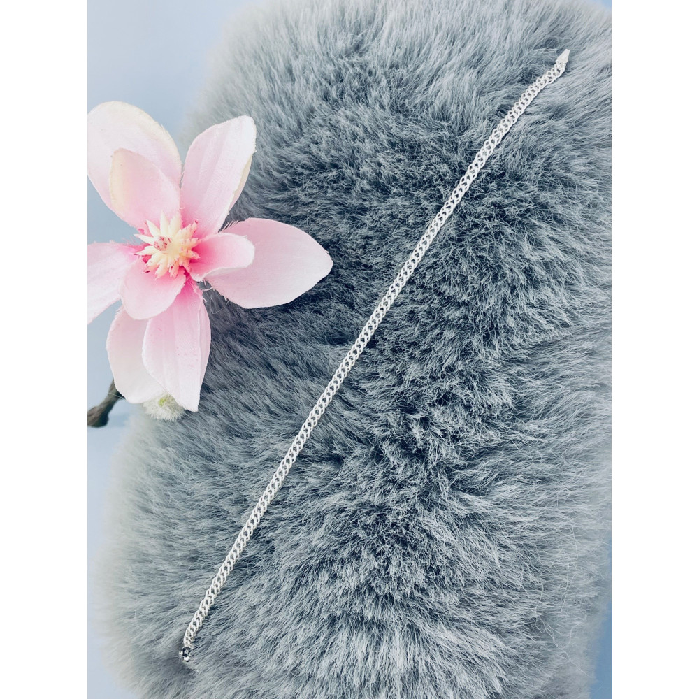 Złota bransoletka celebrytka serce nieskończoność