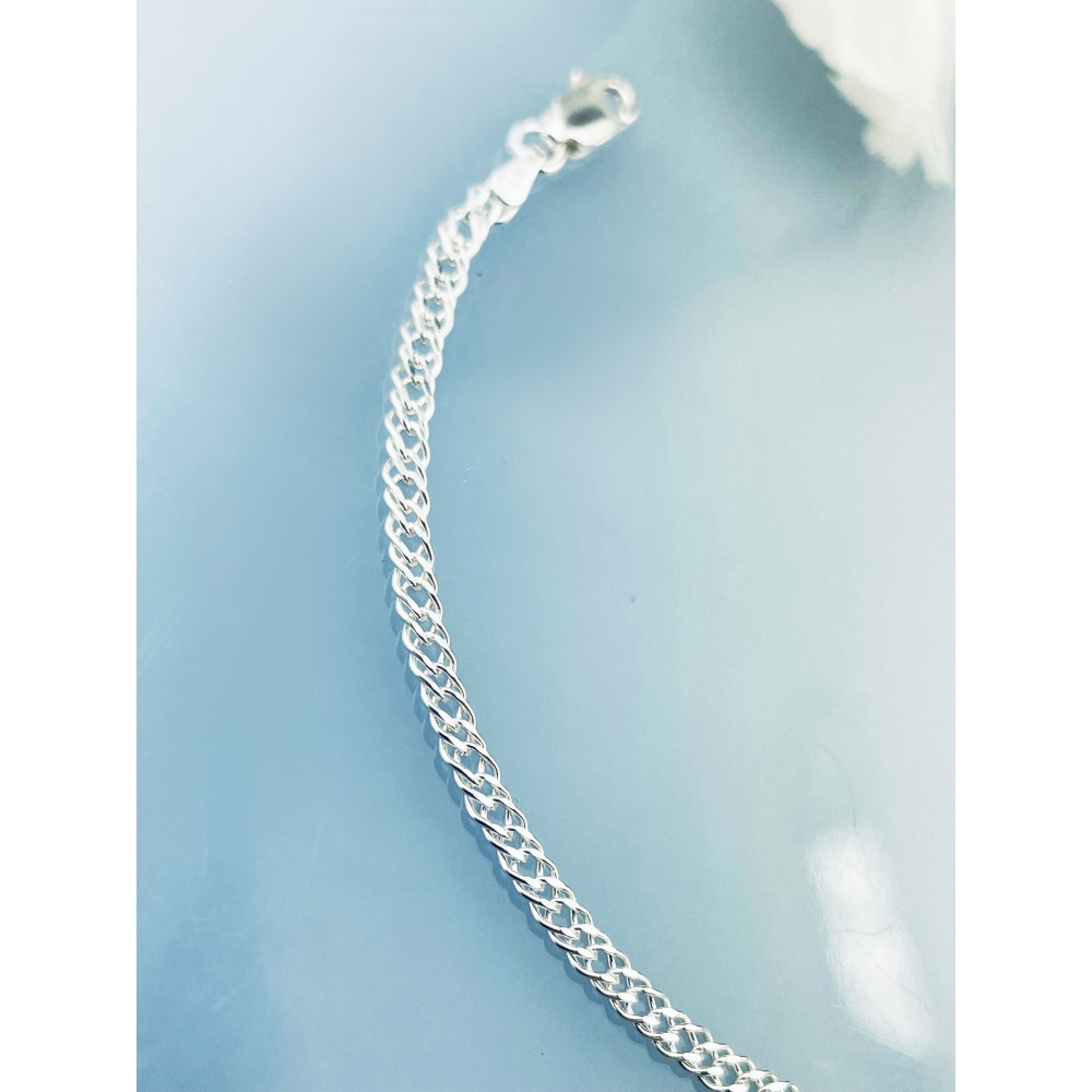 Armband 925 Silber Rombo