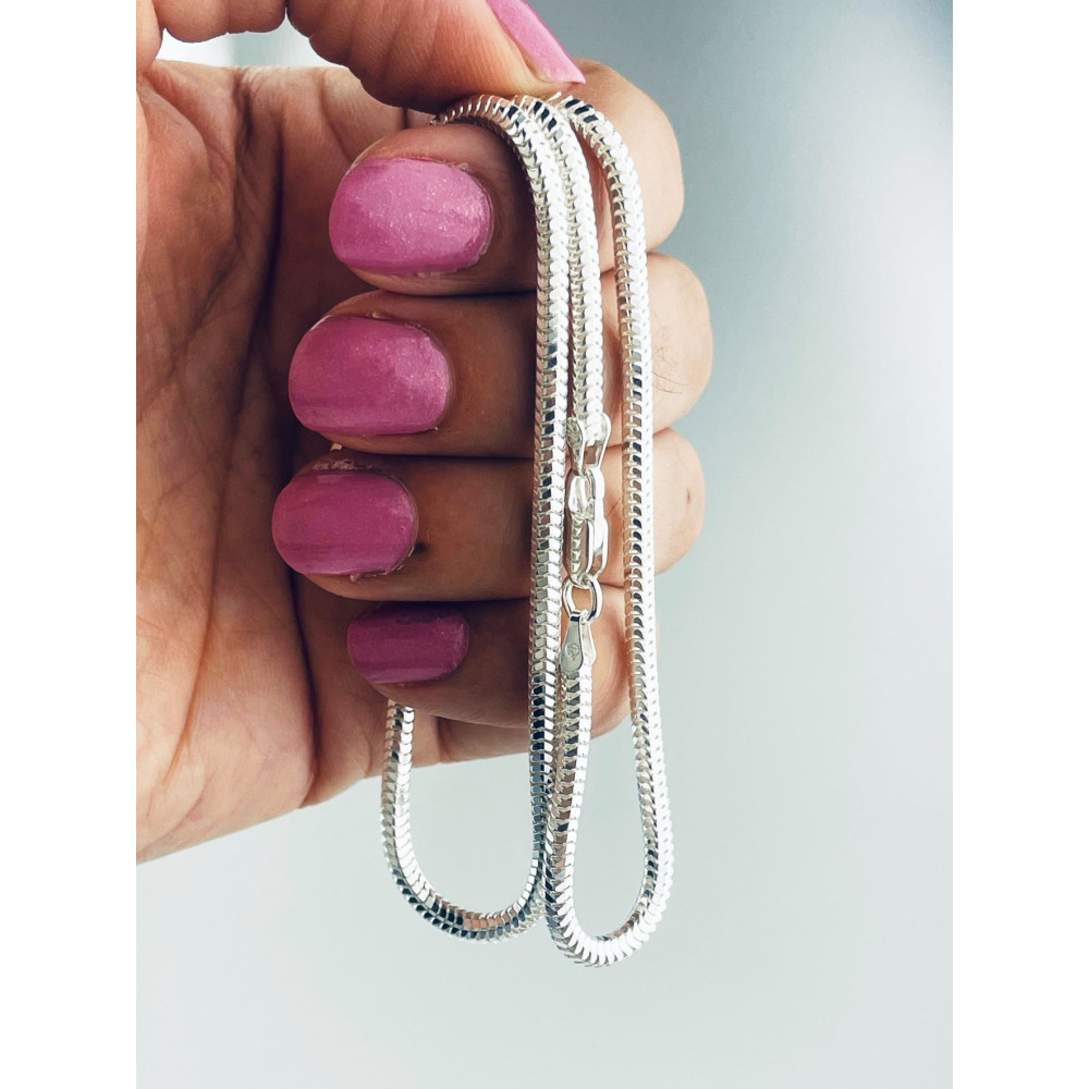 925 Silber Schlangenkette Halskette Collier