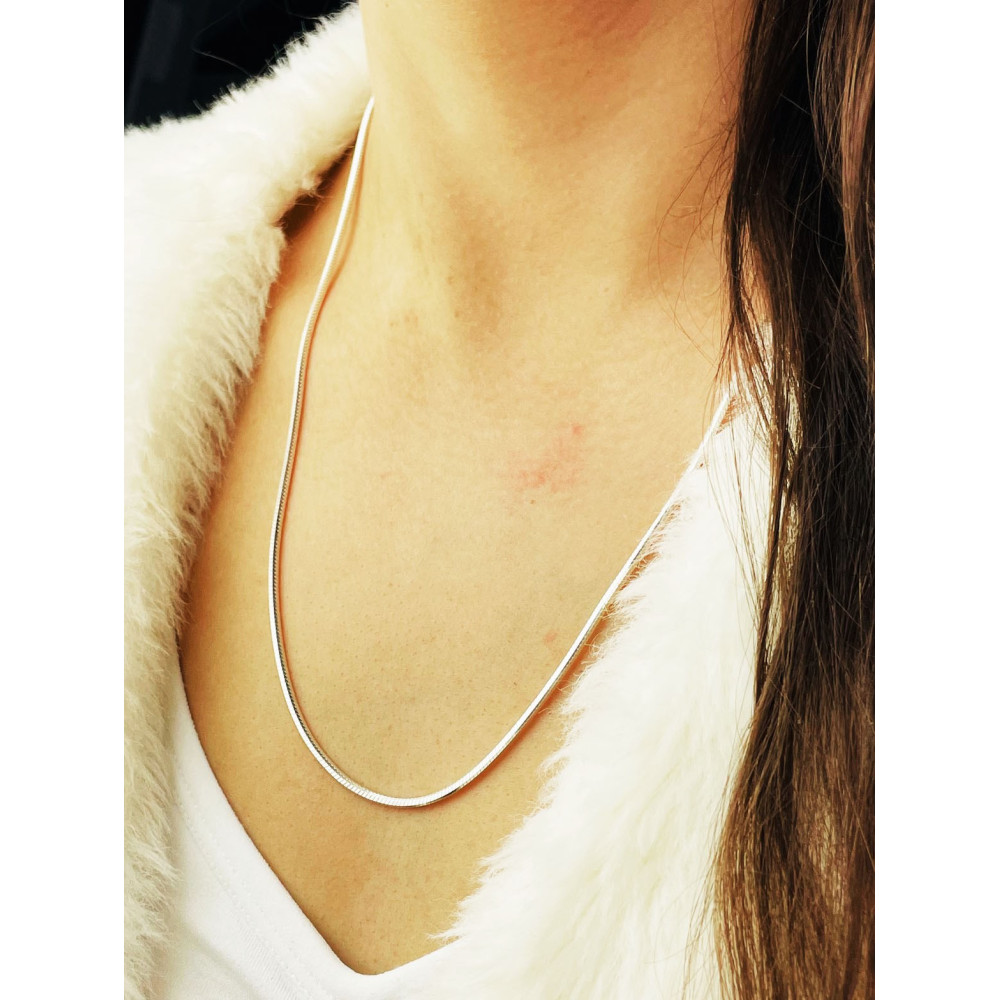 925 Silber Schlangenkette Halskette Collier