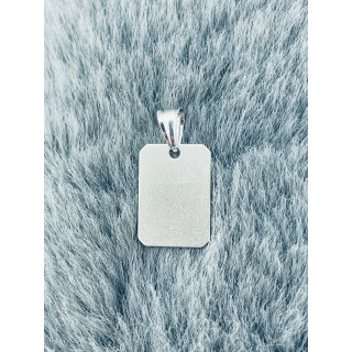 925 Silber Medaillon Anhänger Gravurplatte Gravur Platte