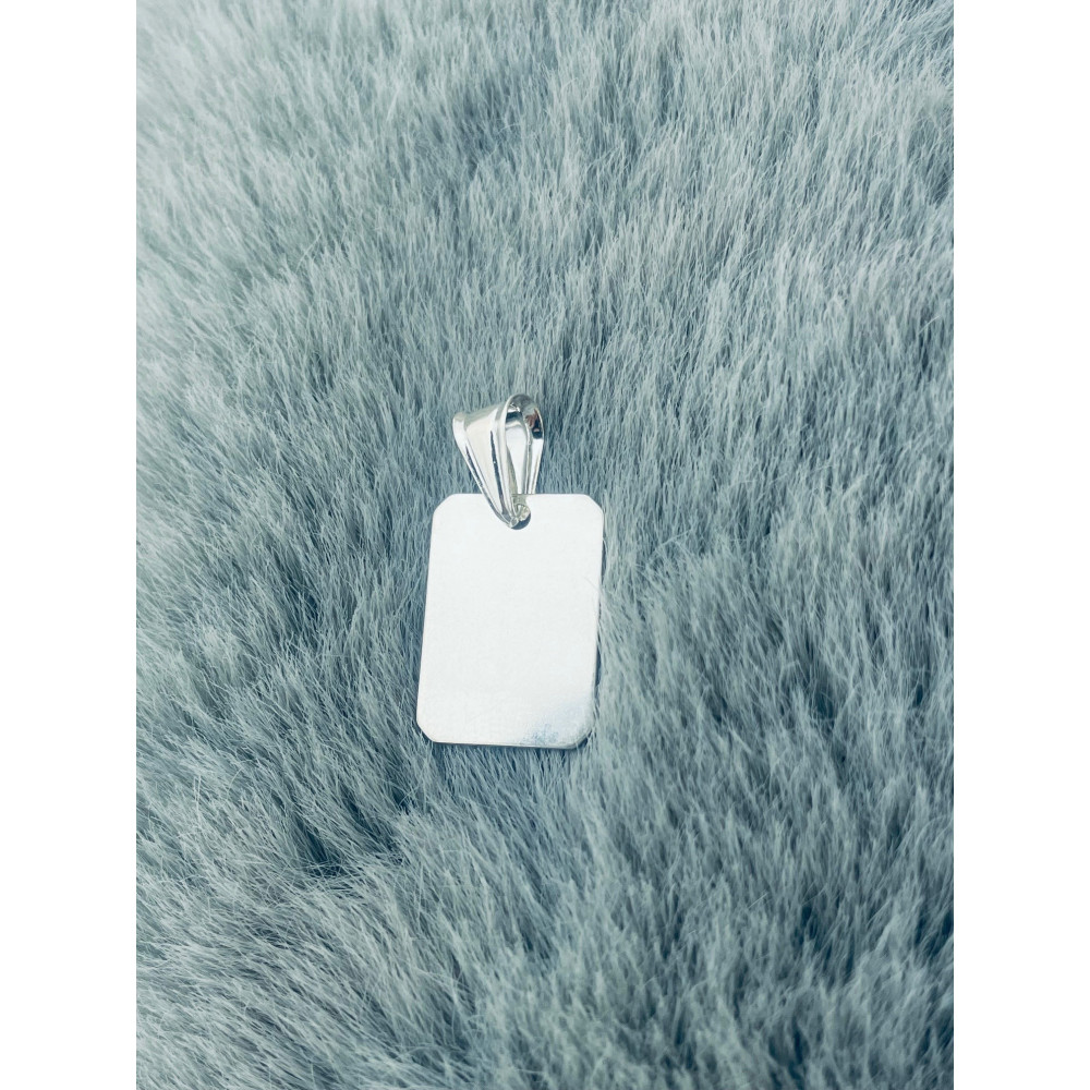 925 Silber Medaillon Anhänger Gravurplatte Gravur Platte