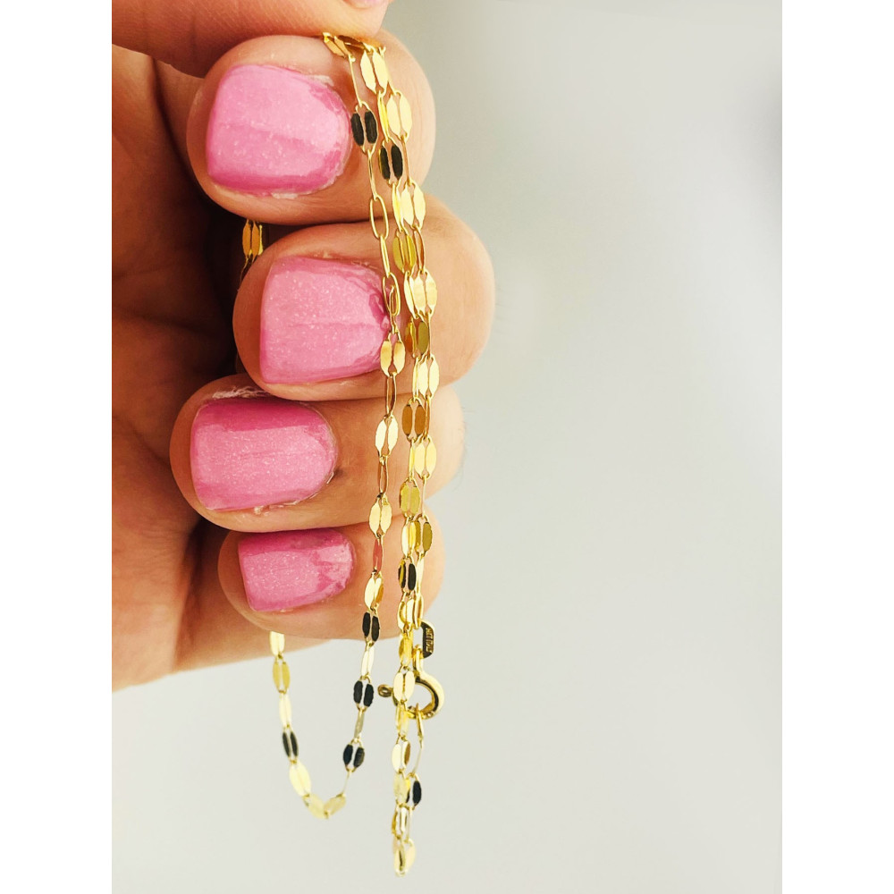 Goldkette Halskette Camel-Kette Collier Gold 585er 14KT