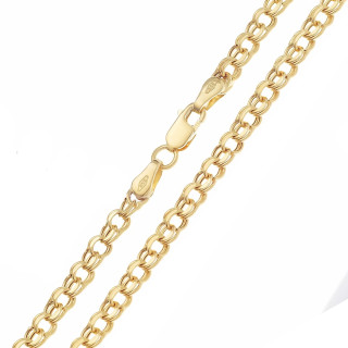 copy of Goldkette Panzerkette Halskette Collier Echt 585 Gold