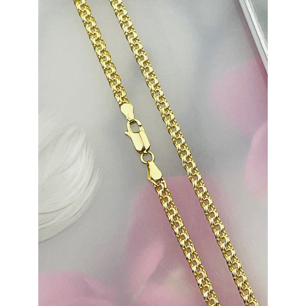 copy of Goldkette Panzerkette Halskette Collier Echt 585 Gold