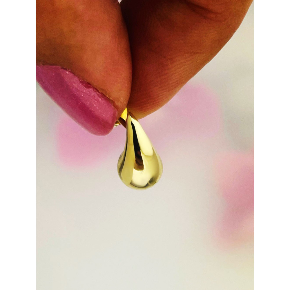 copy of Złote kolczyki kuleczki z cyrkoniami dwukolorowe