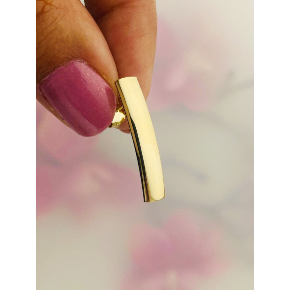 copy of Złote kolczyki kuleczki z cyrkoniami dwukolorowe