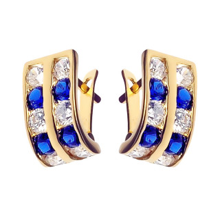 Gold Ohrringe Mit Zirkonia Ohrhänger Ohrstecker Ohrschmuck Gelbgold