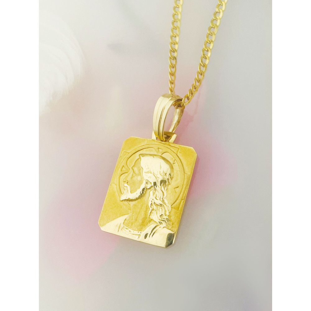 Anhänger mit Jesus Goldanhänger Erstkommunion 585er 14KT