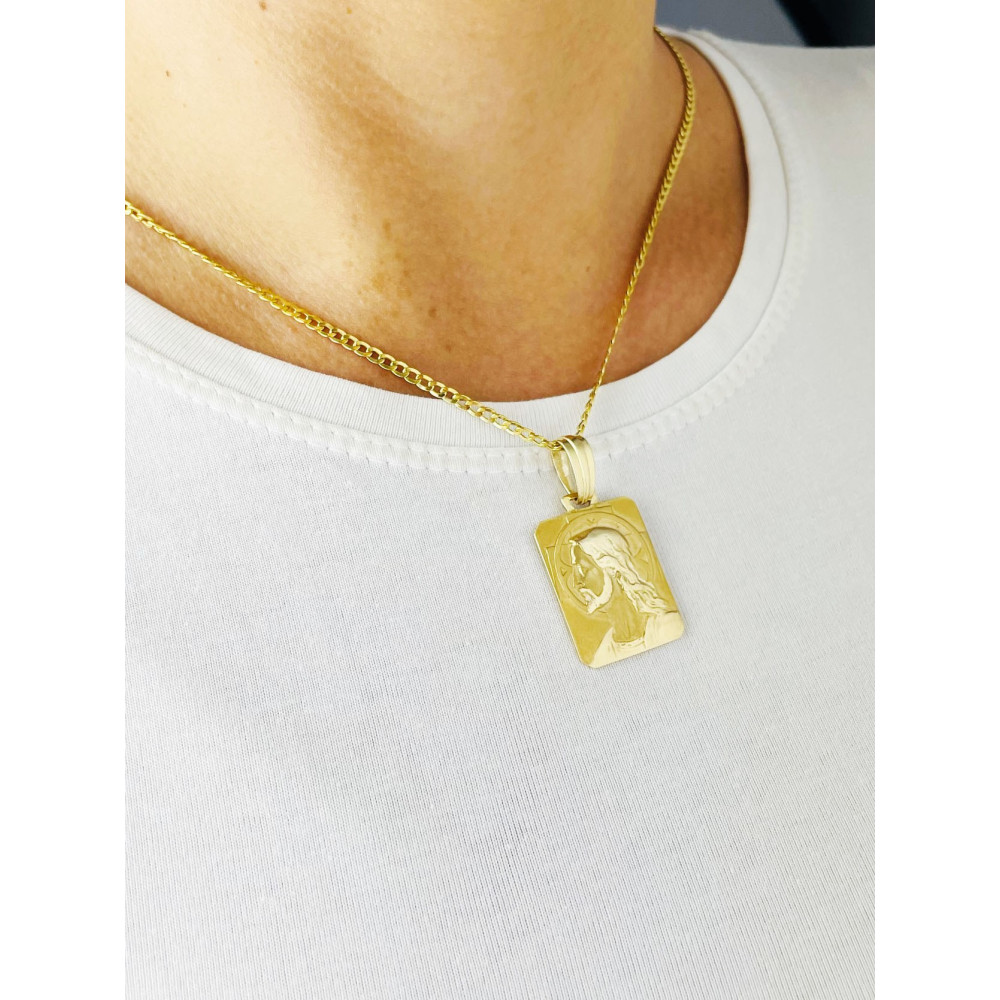 Anhänger mit Jesus Goldanhänger Erstkommunion 585er 14KT