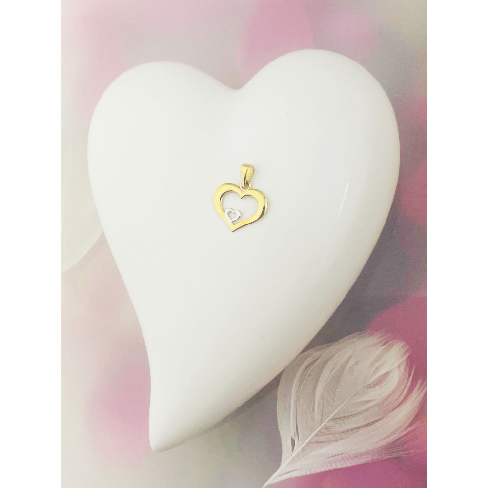 copy of Złoty wisiorek zawieszka rozeta ażurowa