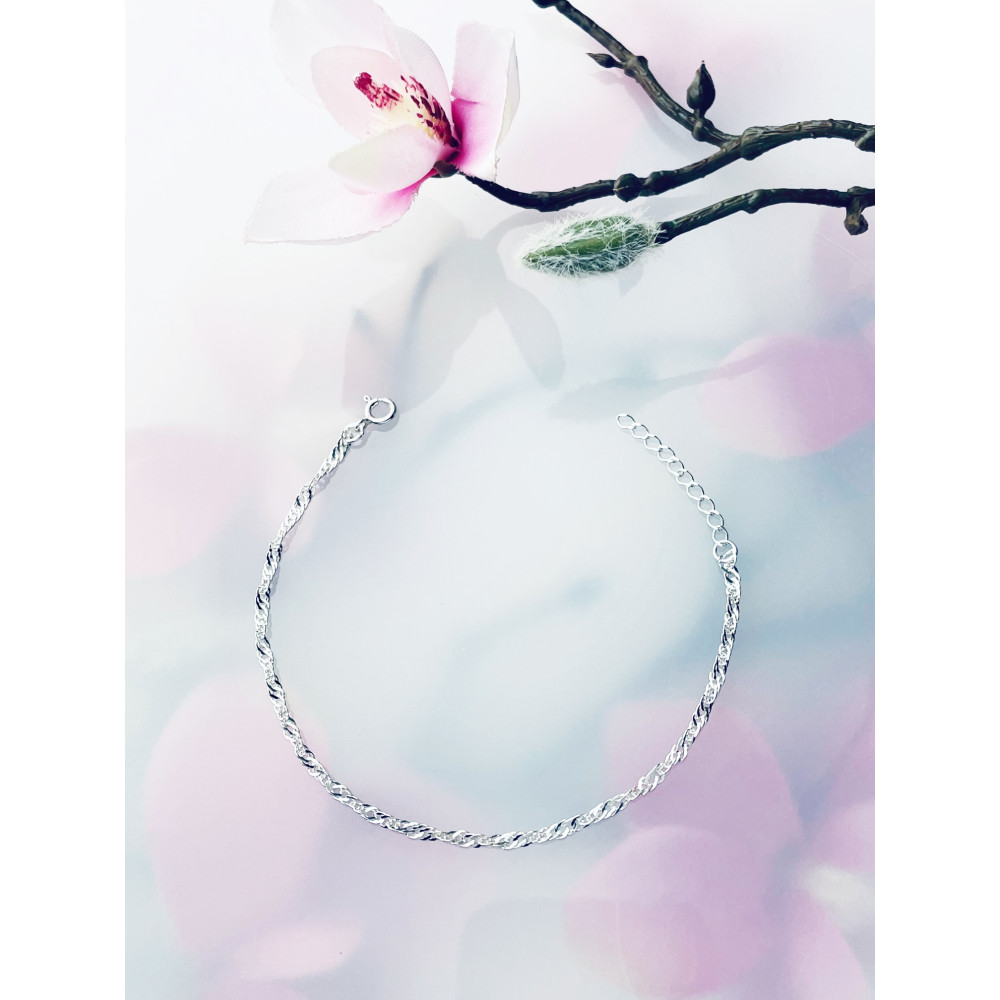 Armband 925 Silber Singapure Magic