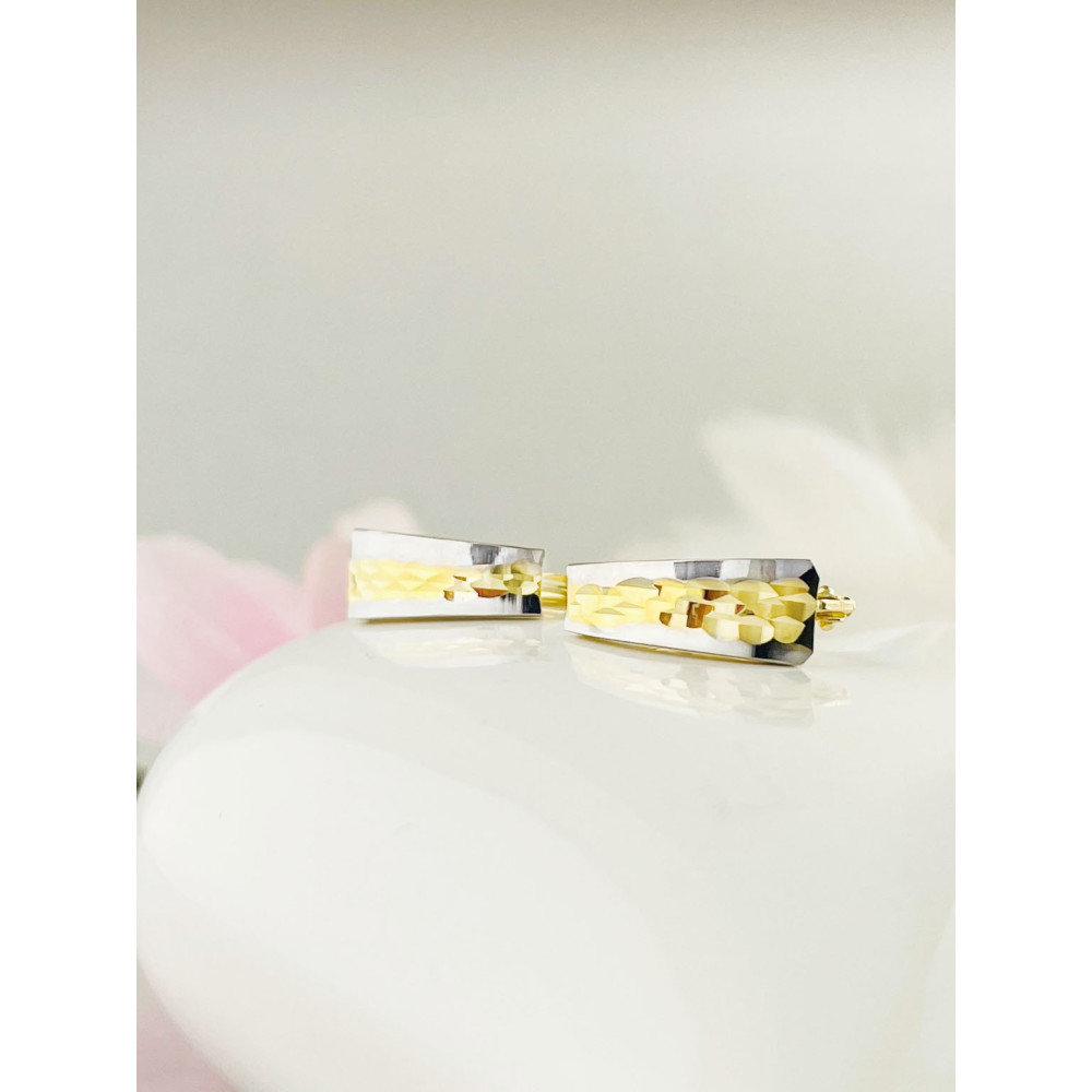 Ohrringe Ohrhänger Ohrstecker Ohrschmuck Gelbgold Paar 585er 14KT