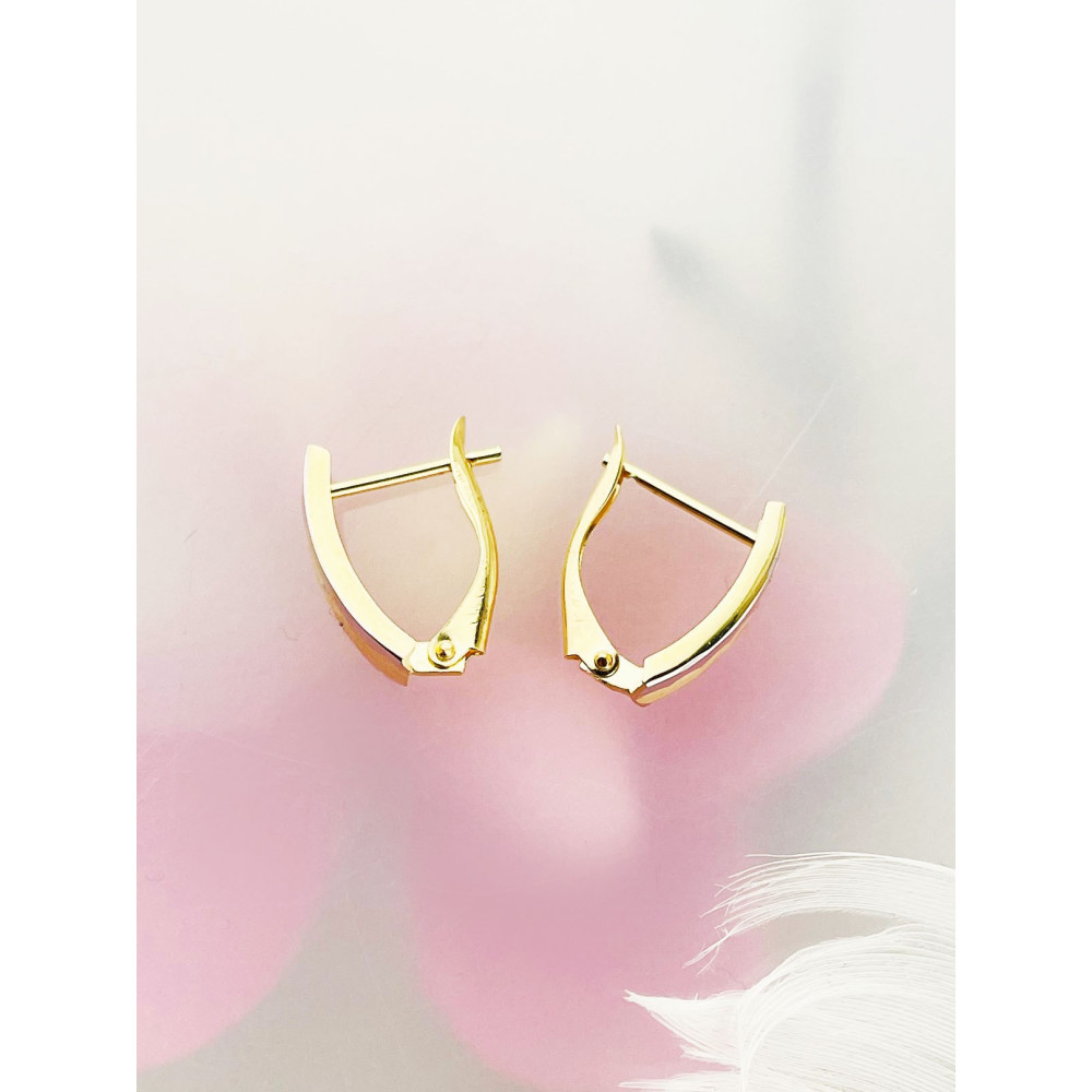 Ohrringe Ohrhänger Ohrstecker Ohrschmuck Gelbgold Paar 585er 14KT