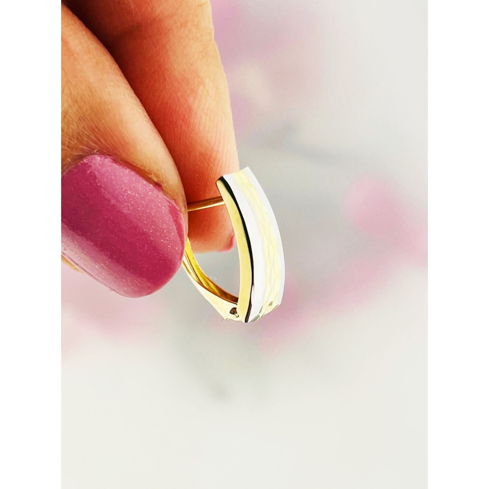 Ohrringe Ohrhänger Ohrstecker Ohrschmuck Gelbgold Paar 585er 14KT