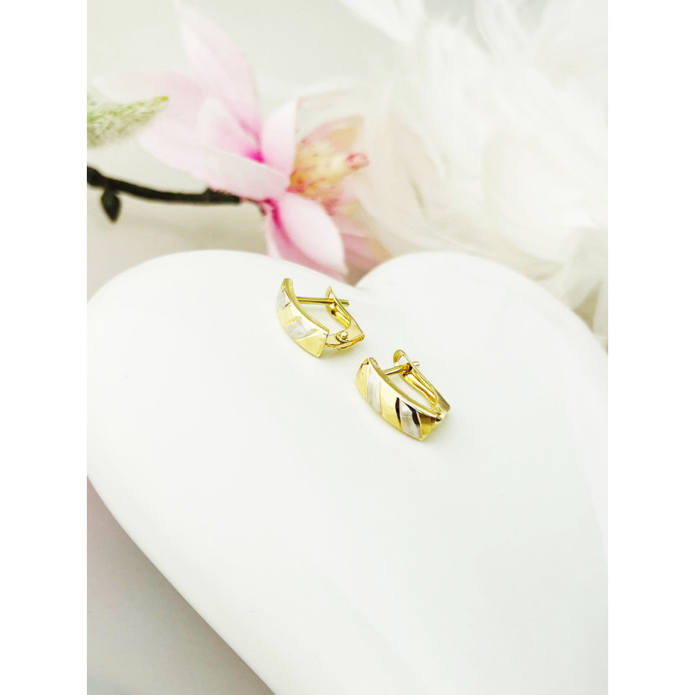 copy of Złote kolczyki wiszące patyczki