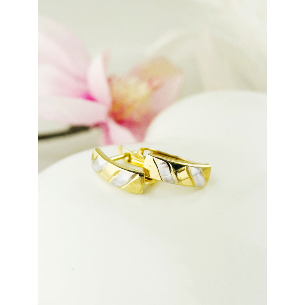 Ohrringe Ohrhänger Ohrstecker Ohrschmuck Gelbgold Paar 585er 14KT