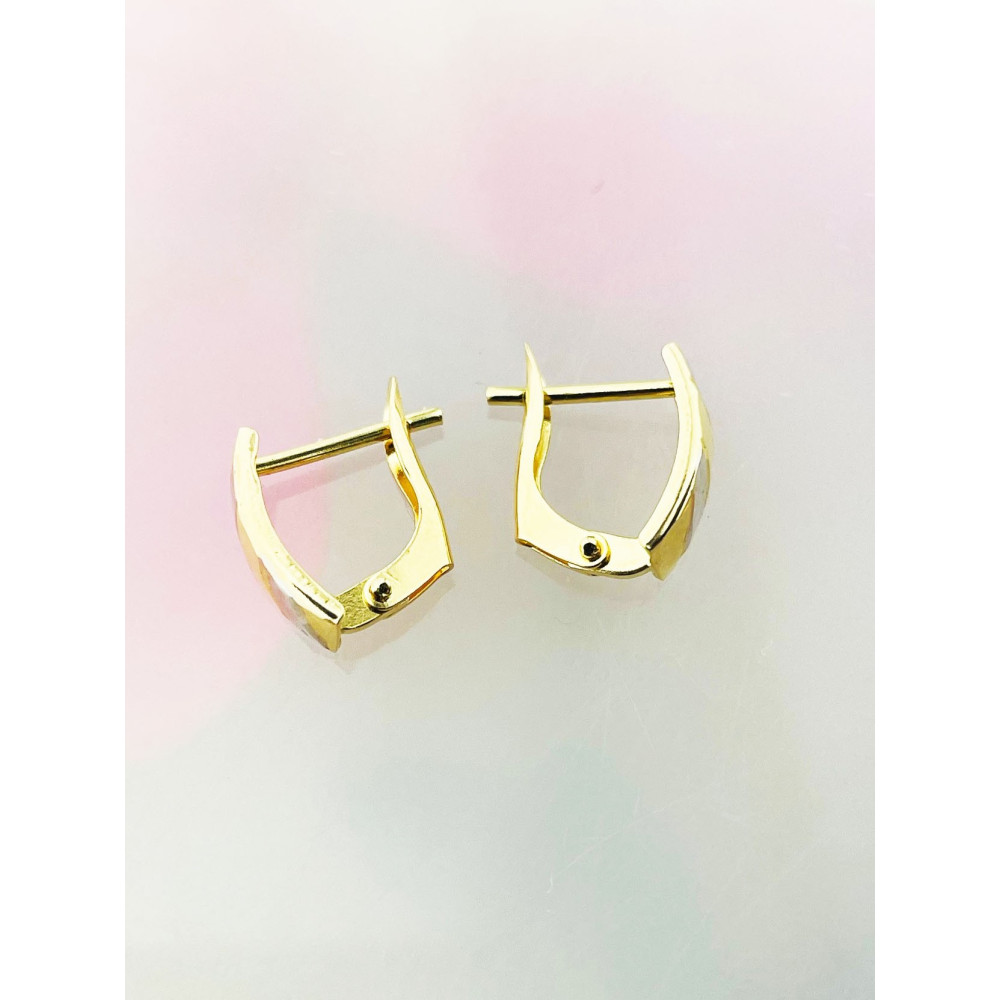 Ohrringe Ohrhänger Ohrstecker Ohrschmuck Gelbgold Paar 585er 14KT