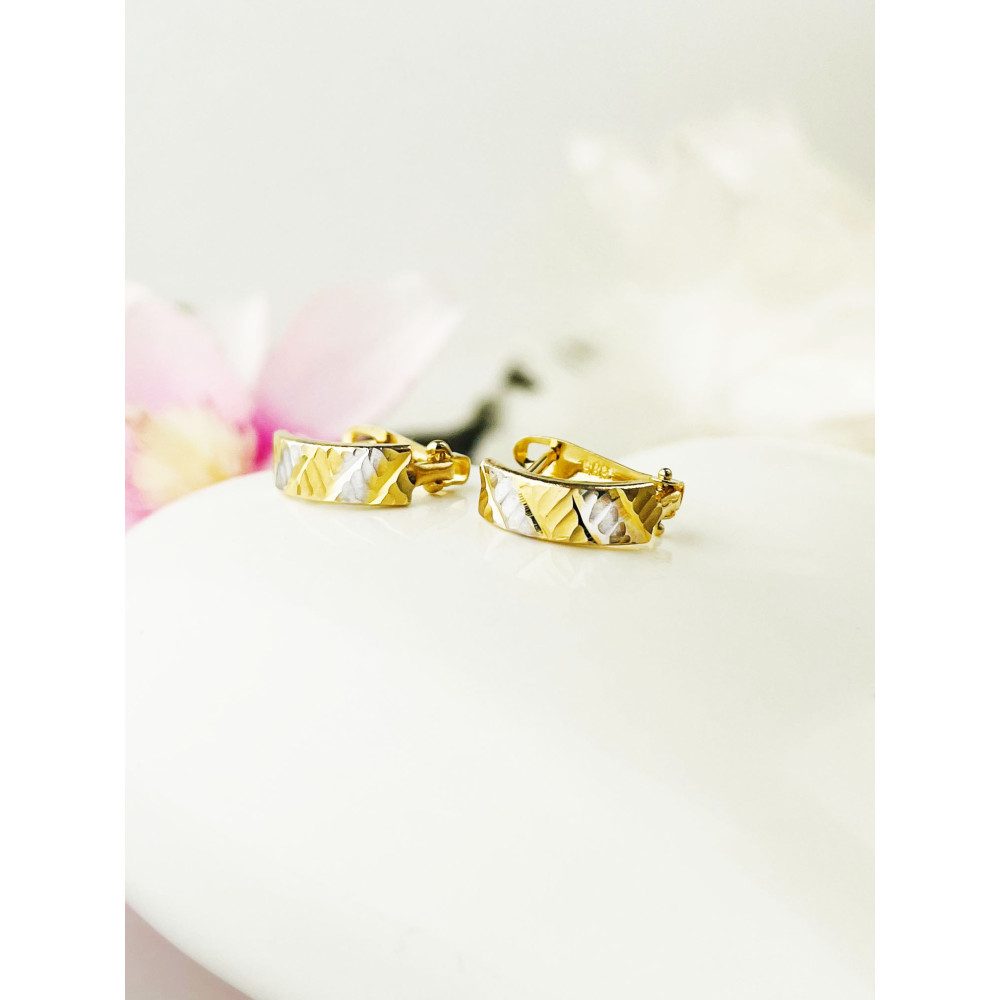 Ohrringe Ohrhänger Ohrstecker Ohrschmuck Gelbgold Paar 585er 14KT