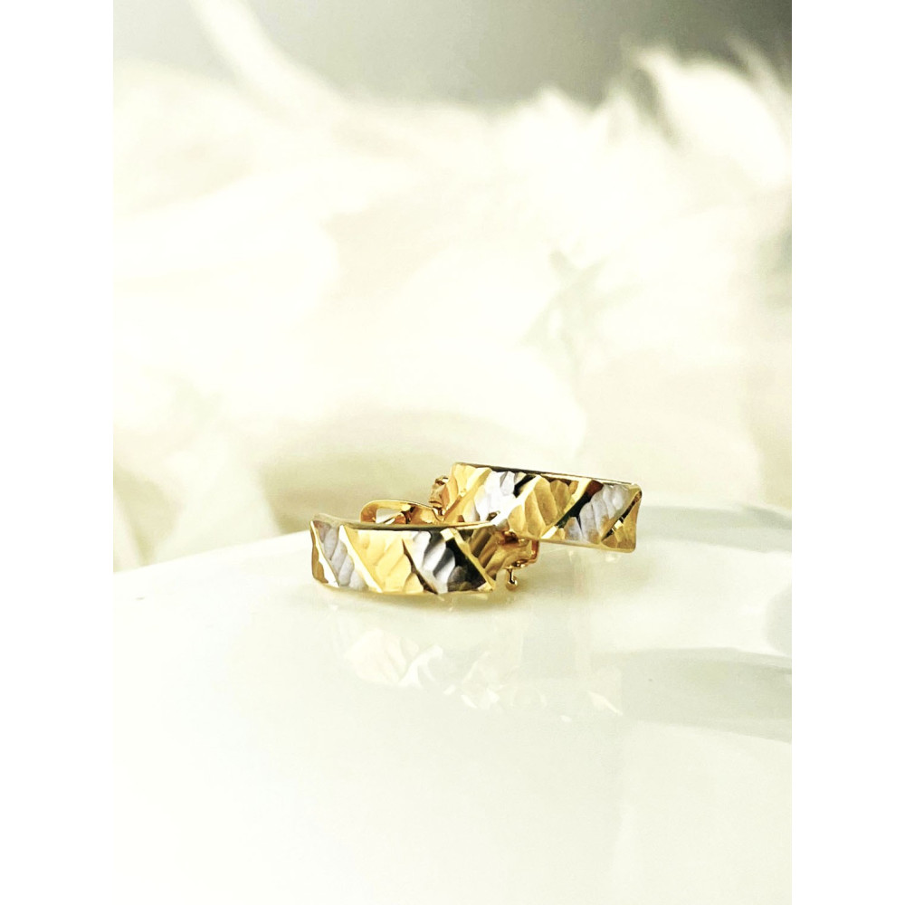 Ohrringe Ohrhänger Ohrstecker Ohrschmuck Gelbgold Paar 585er 14KT