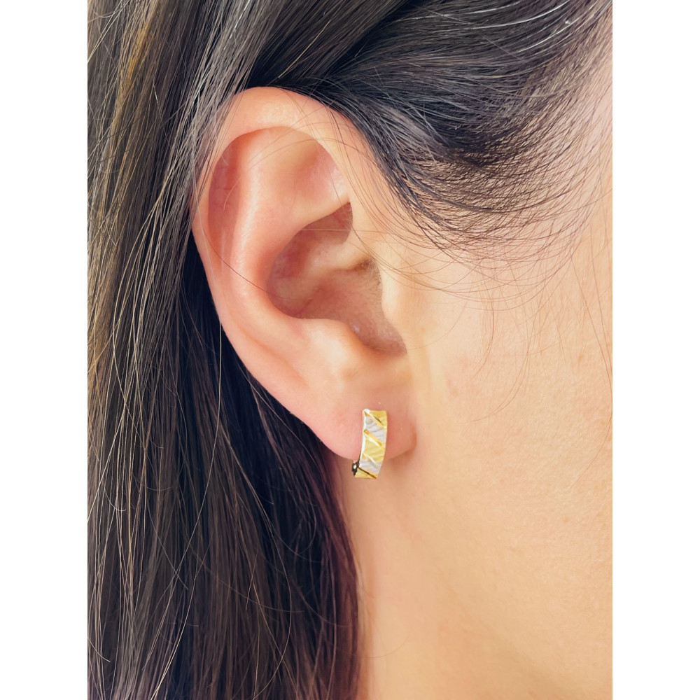 Ohrringe Ohrhänger Ohrstecker Ohrschmuck Gelbgold Paar 585er 14KT