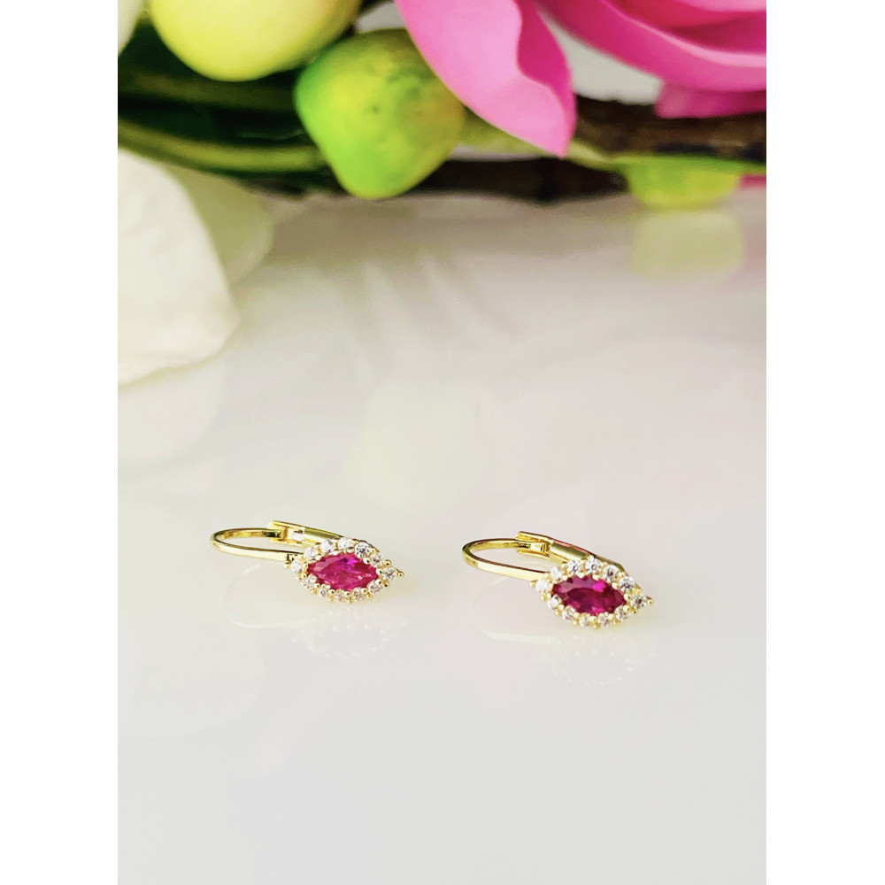 Gold Ohrringe Mit Zirkonia Ohrhänger Ohrstecker Ohrschmuck Gelbgold