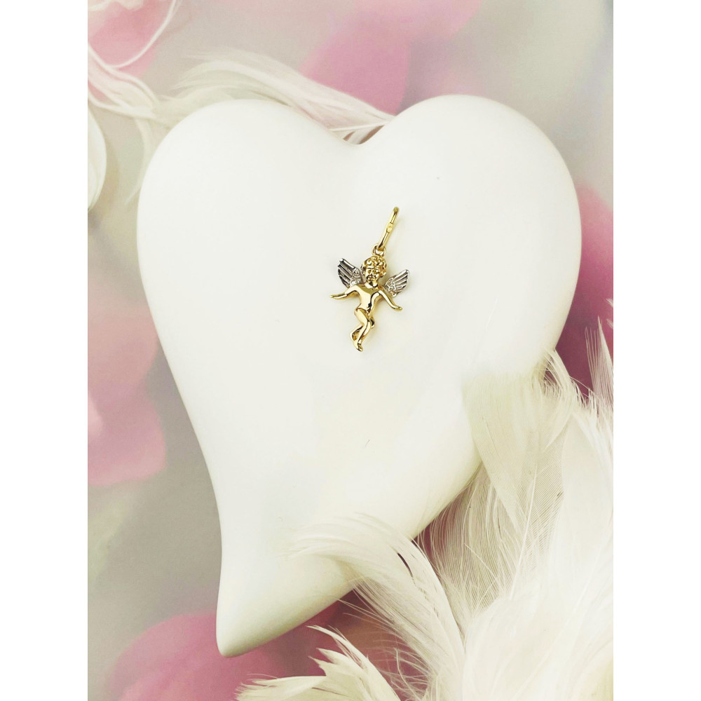 Anhänger  Engel Gelbgold Goldanhänger 585er 14KT