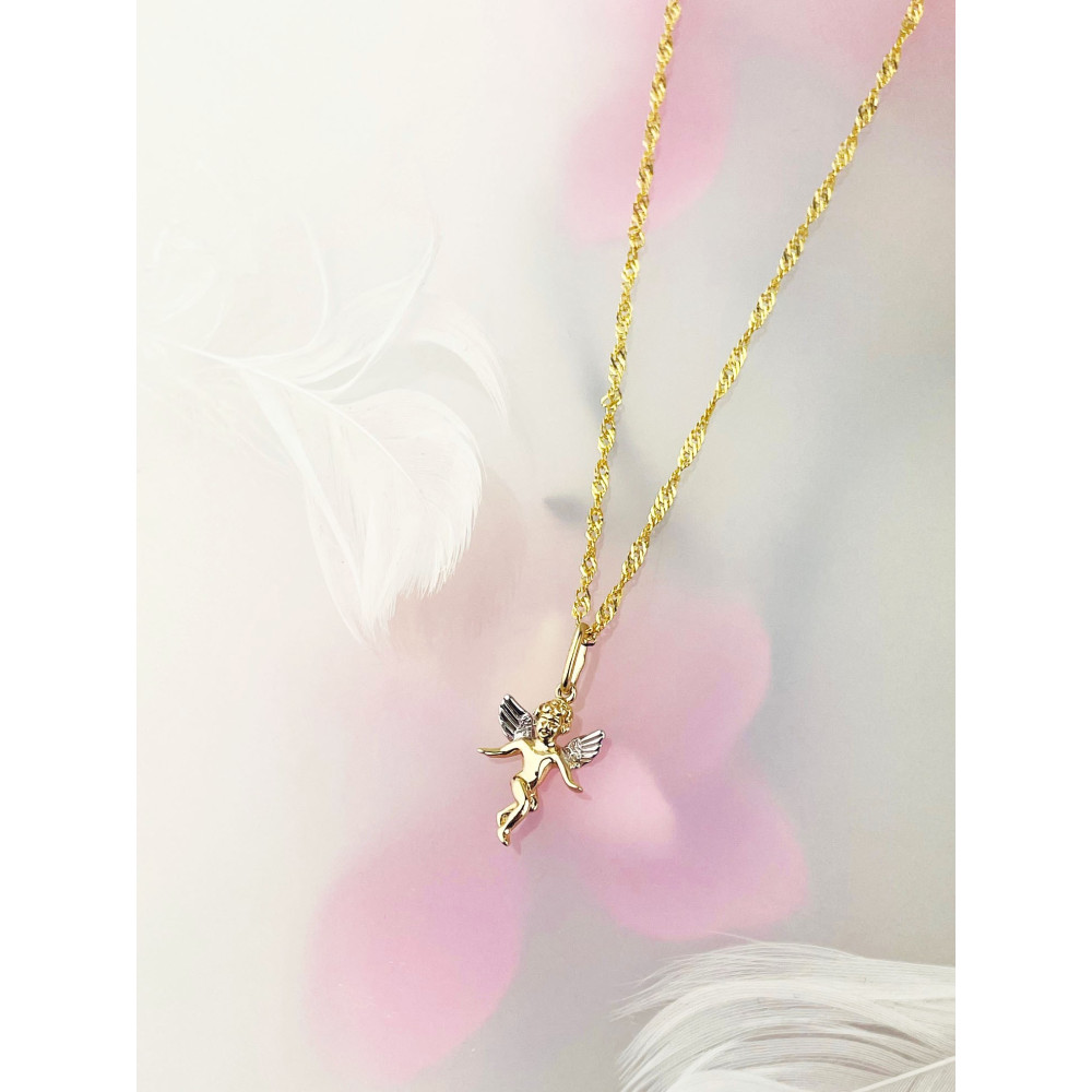 Anhänger  Engel Gelbgold Goldanhänger 585er 14KT