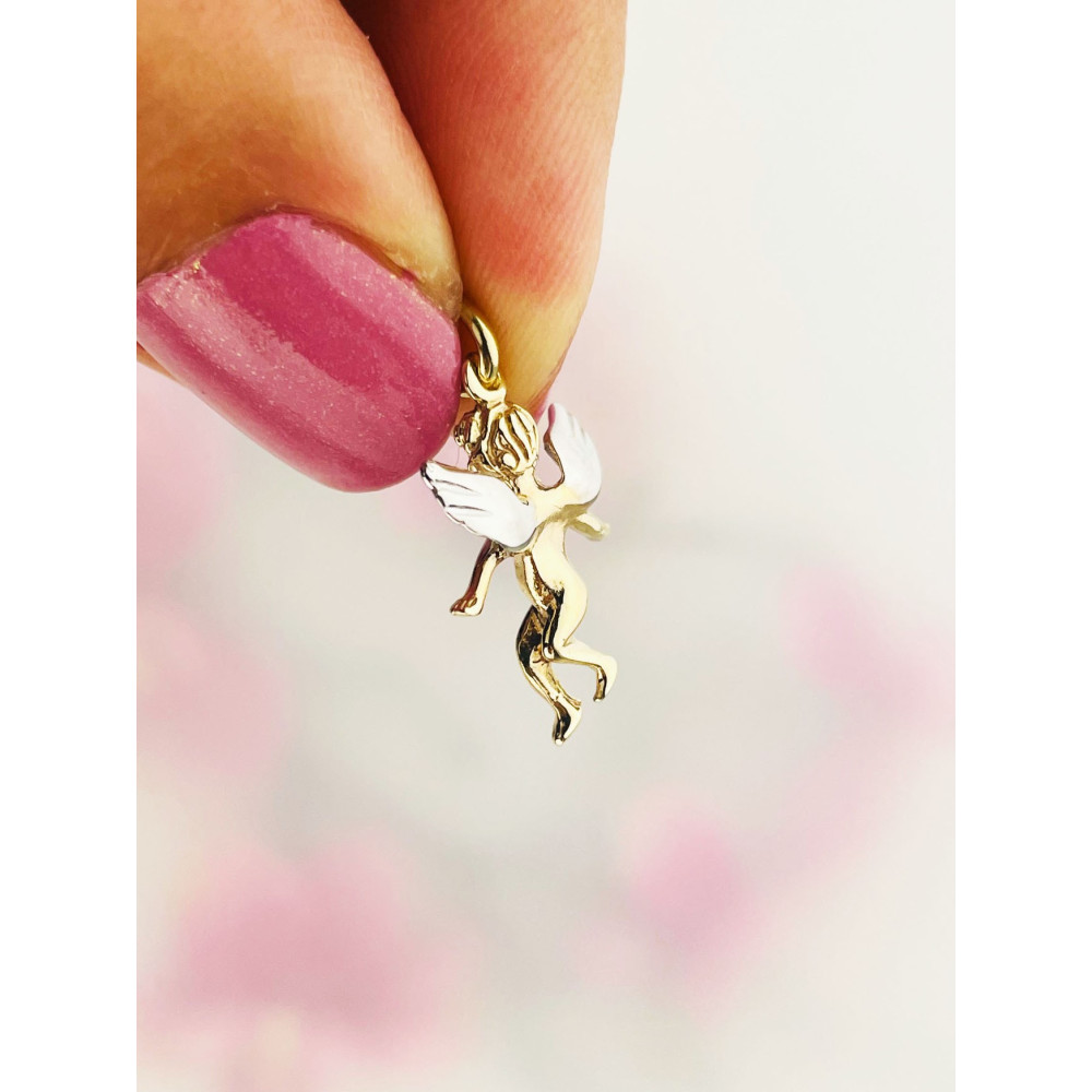 Anhänger  Engel Gelbgold Goldanhänger 585er 14KT