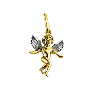 Anhänger  Engel Gelbgold Goldanhänger 585er 14KT