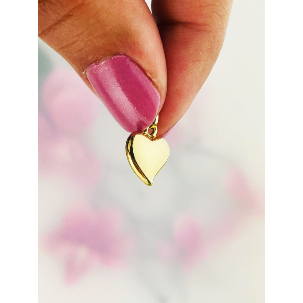 Anhänger Herz Kettenanhänger Gelbgold Goldanhänger 585er 14KT