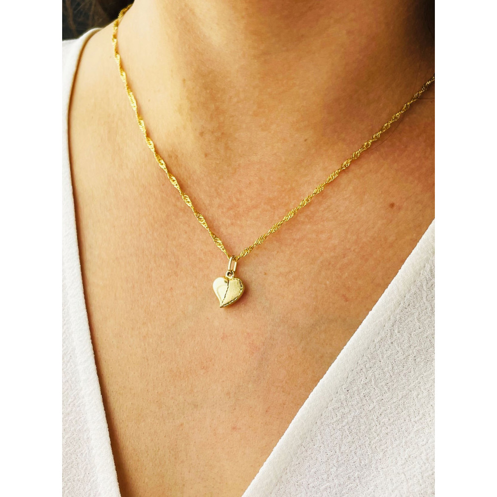 copy of Złoty wisiorek zawieszka rozeta ażurowa