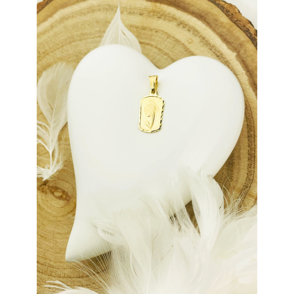 Anhänger Madonna Maria Goldanhänger Erstkommunion 585er 14KT