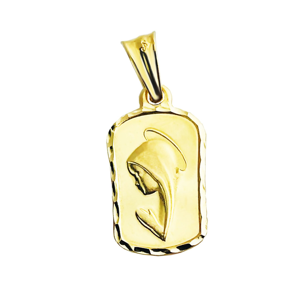 Anhänger Madonna Maria Goldanhänger Erstkommunion 585er 14KT