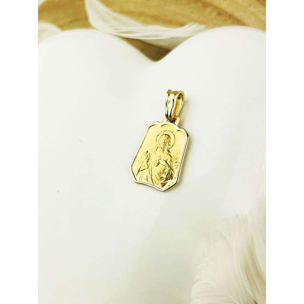 Anhänger Madonna Maria Jesus Goldanhänger Erstkommunion 585er 14KT