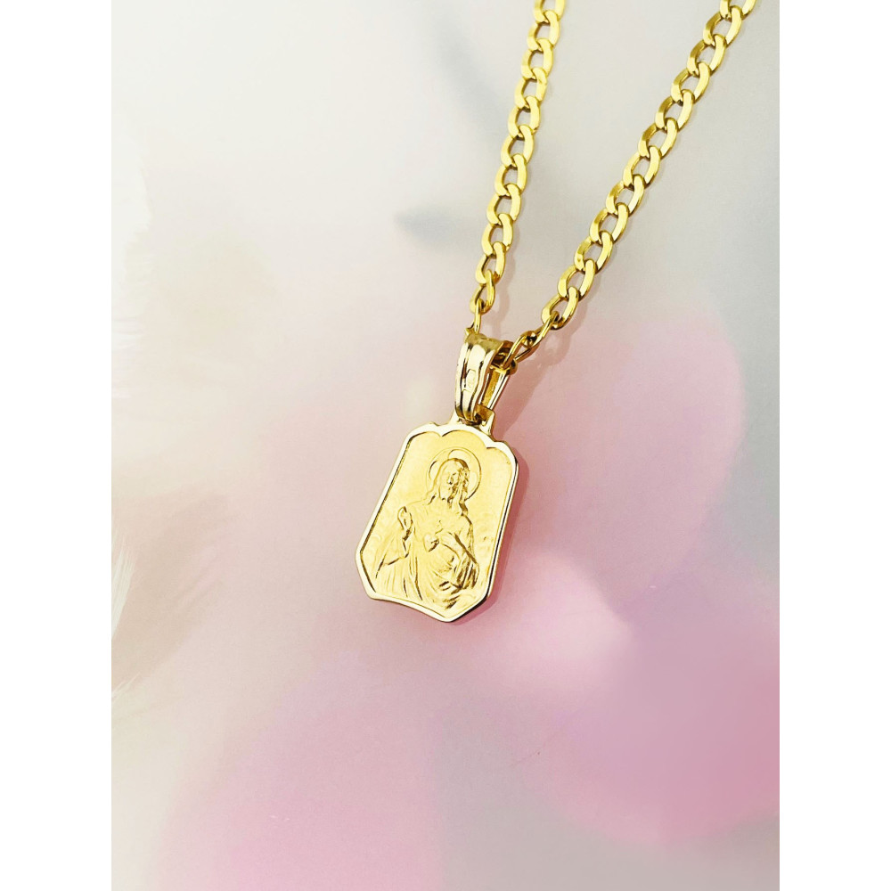 Anhänger Madonna Maria Jesus Goldanhänger Erstkommunion 585er 14KT