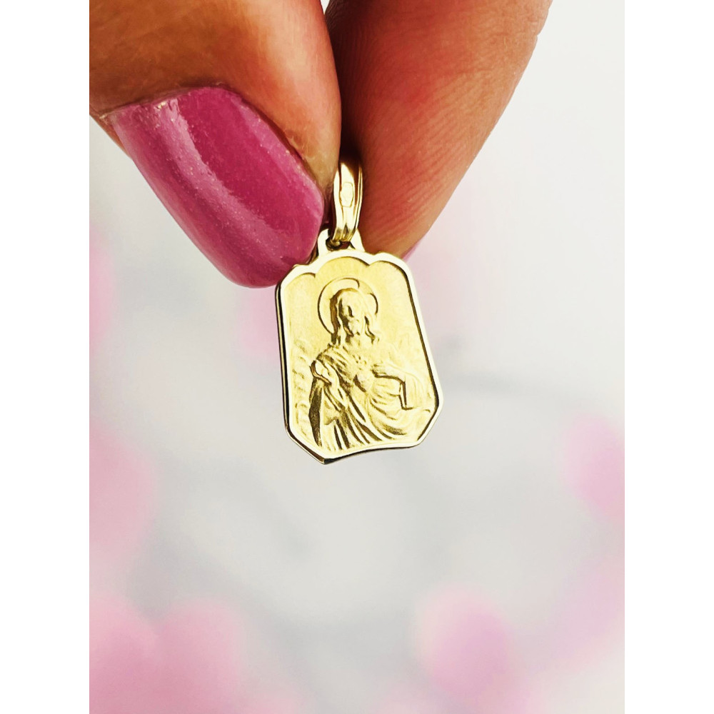 Anhänger Madonna Maria Jesus Goldanhänger Erstkommunion 585er 14KT