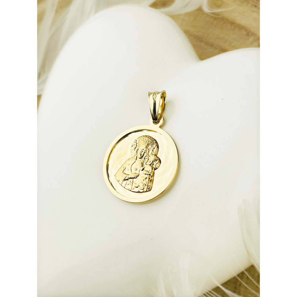 Anhänger Madonna Maria Goldanhänger Erstkommunion 585er 14KT