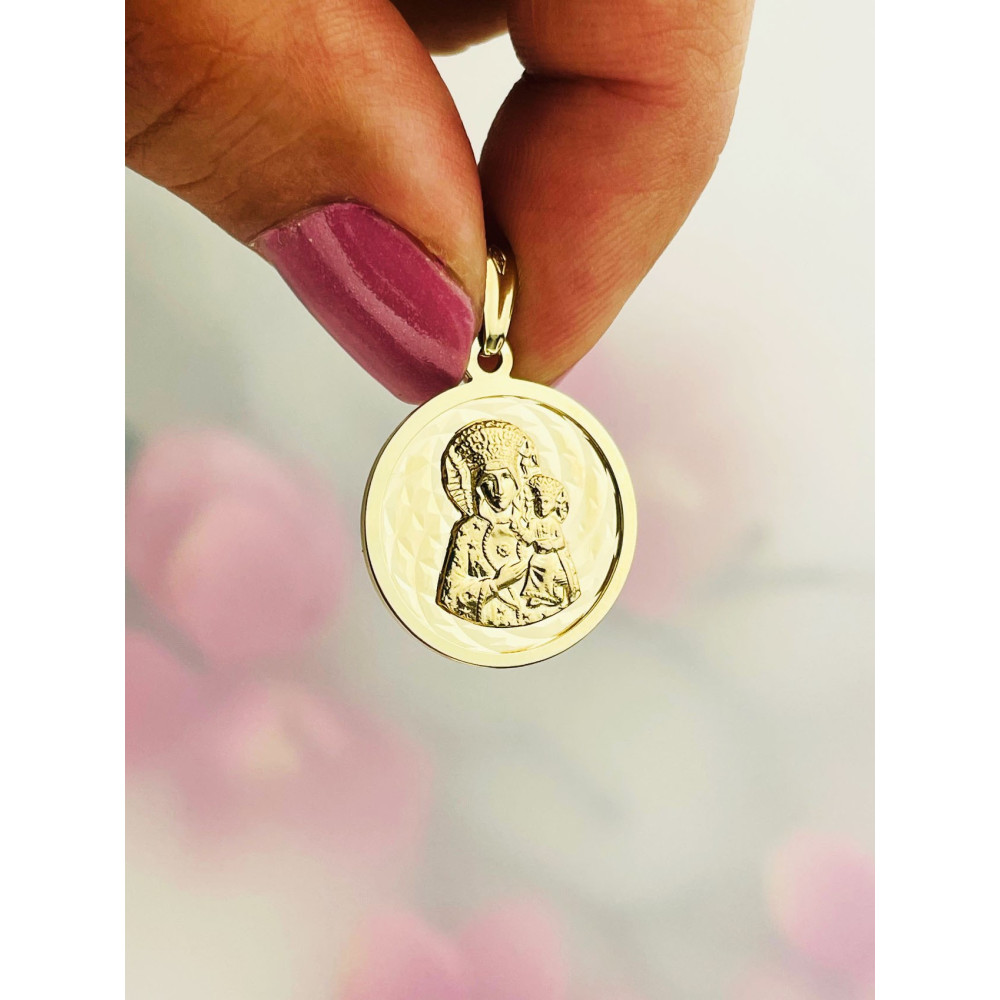 Anhänger Madonna Maria Goldanhänger Erstkommunion 585er 14KT