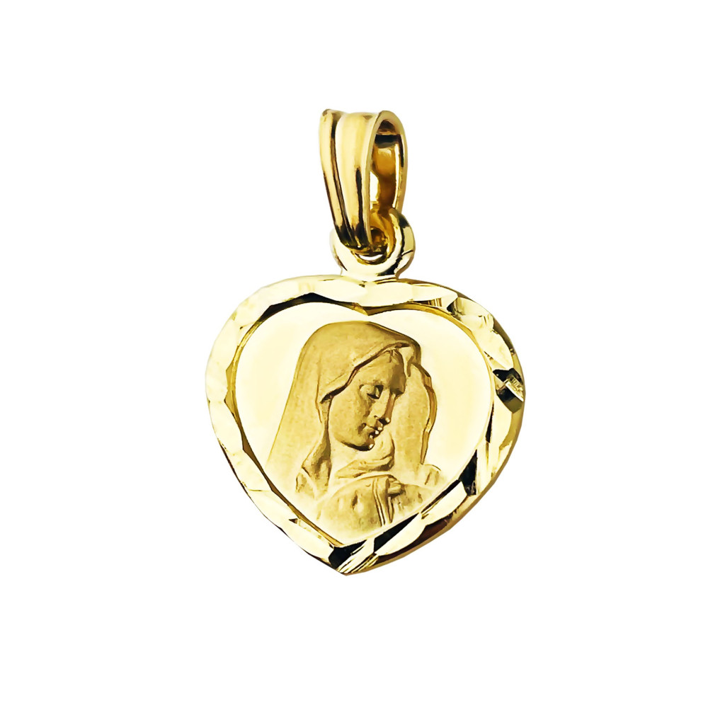 Anhänger Madonna Madonna Maria Goldanhänger Erstkommunion 585er 14KT