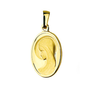 Anhänger Madonna Maria Goldanhänger Erstkommunion 585er 14KT