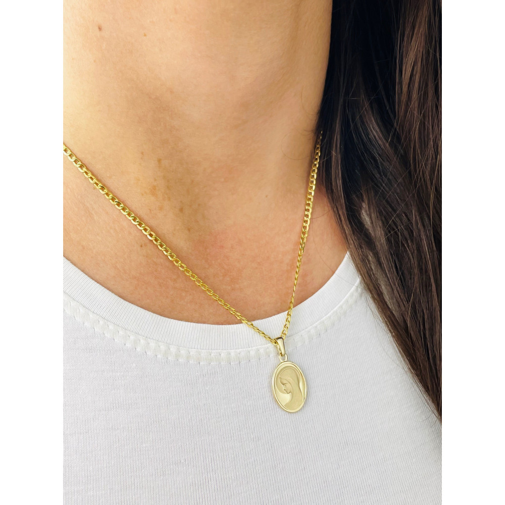 Anhänger Madonna Maria Goldanhänger Erstkommunion 585er 14KT